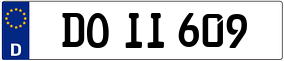 Truck License Plate
